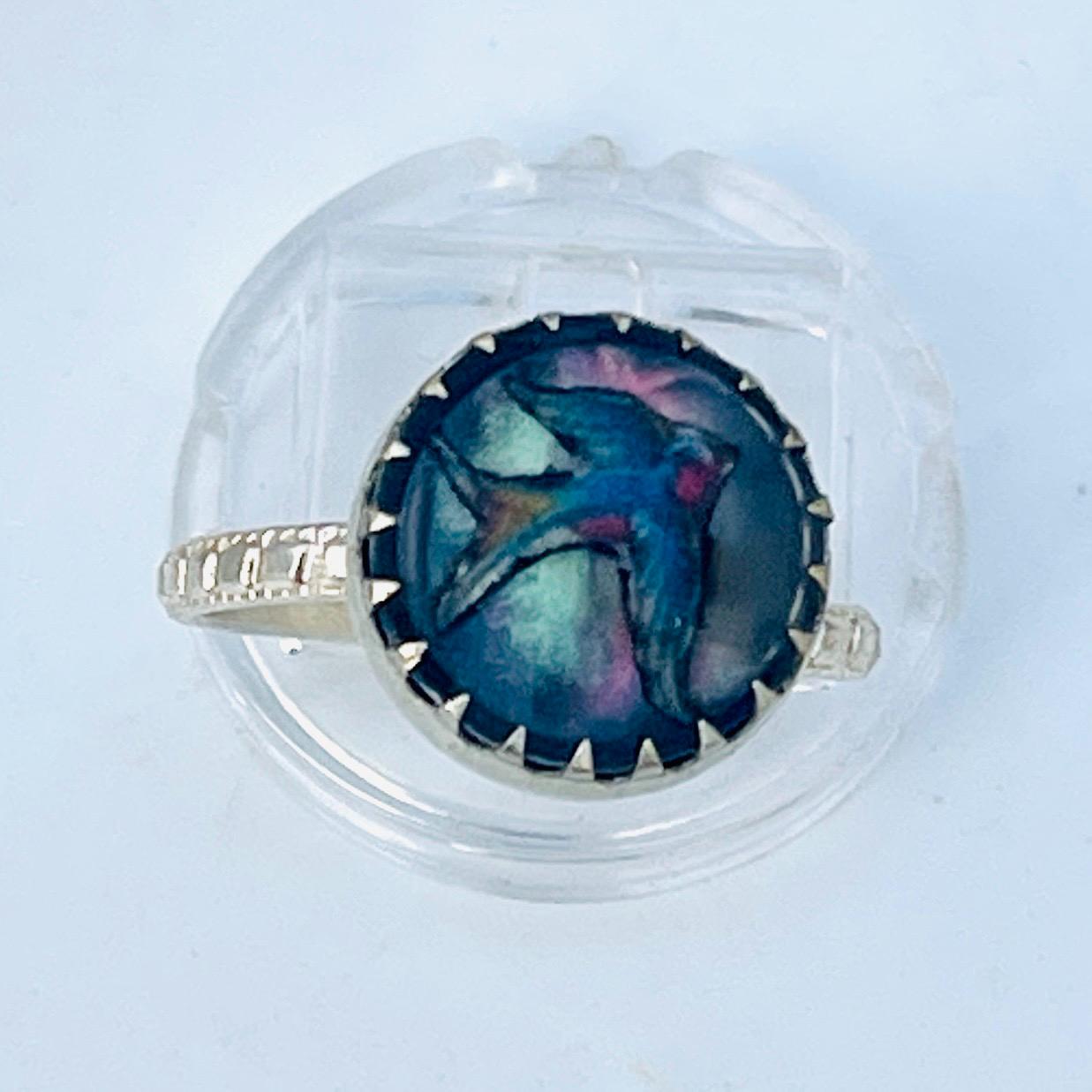 Gothic Memento Mori Ring: Antique Style Mourning Jewelry - Image 4