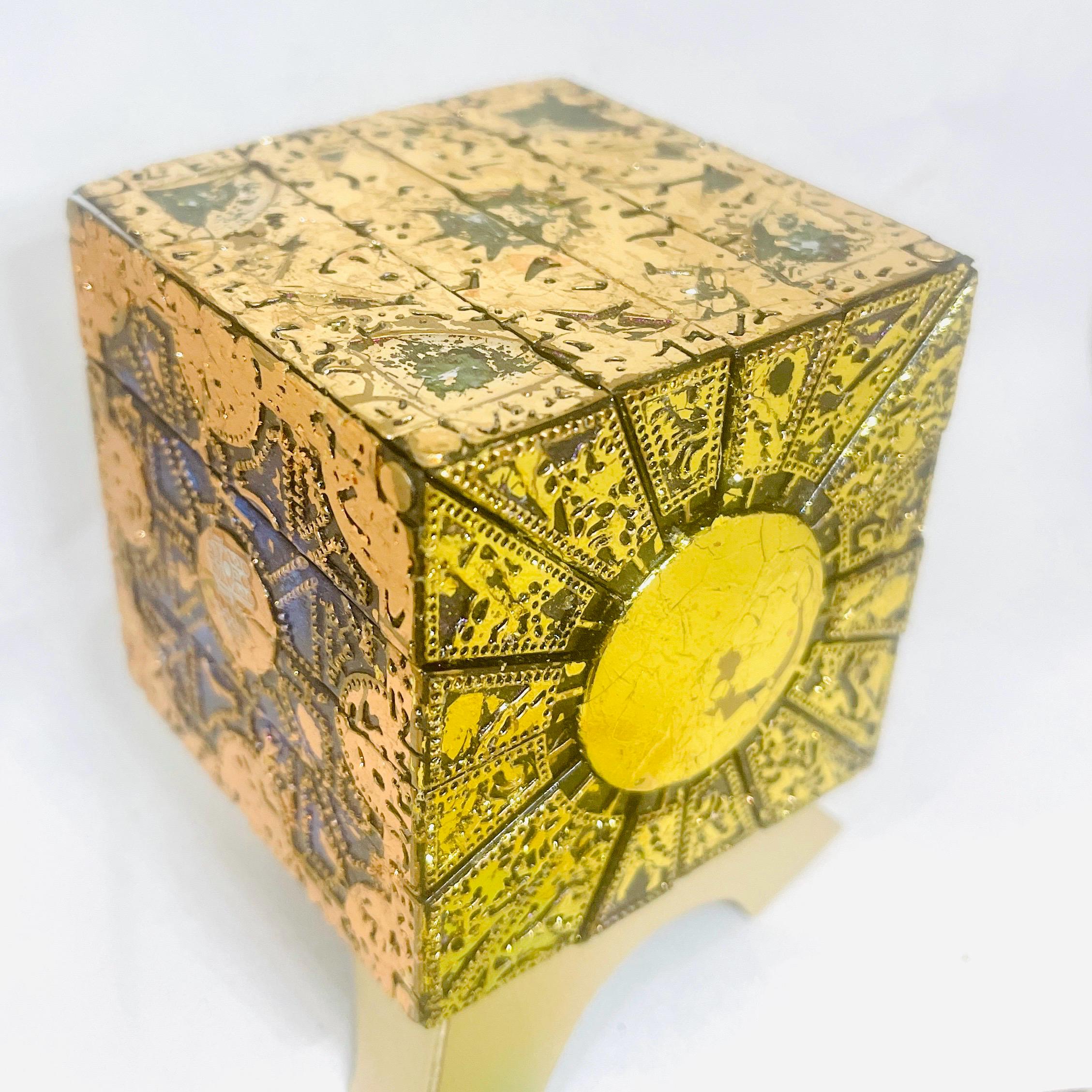 Handmade Hellraiser Puzzle Box: Color-Shift Finish, Special Gift Inside - Image 4