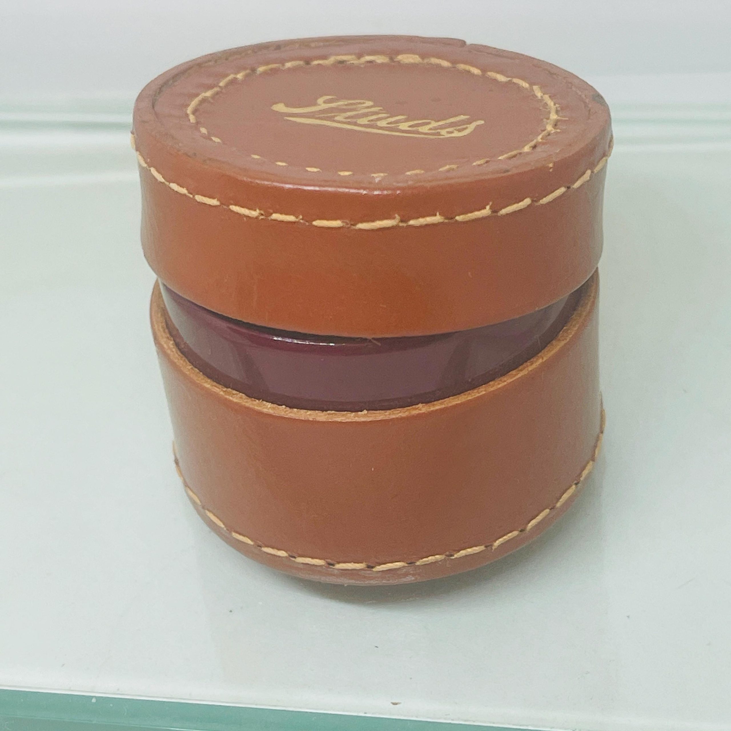 Antique Italian Leather Box: Handmade Vintage Jewelry Keepsake - Image 10