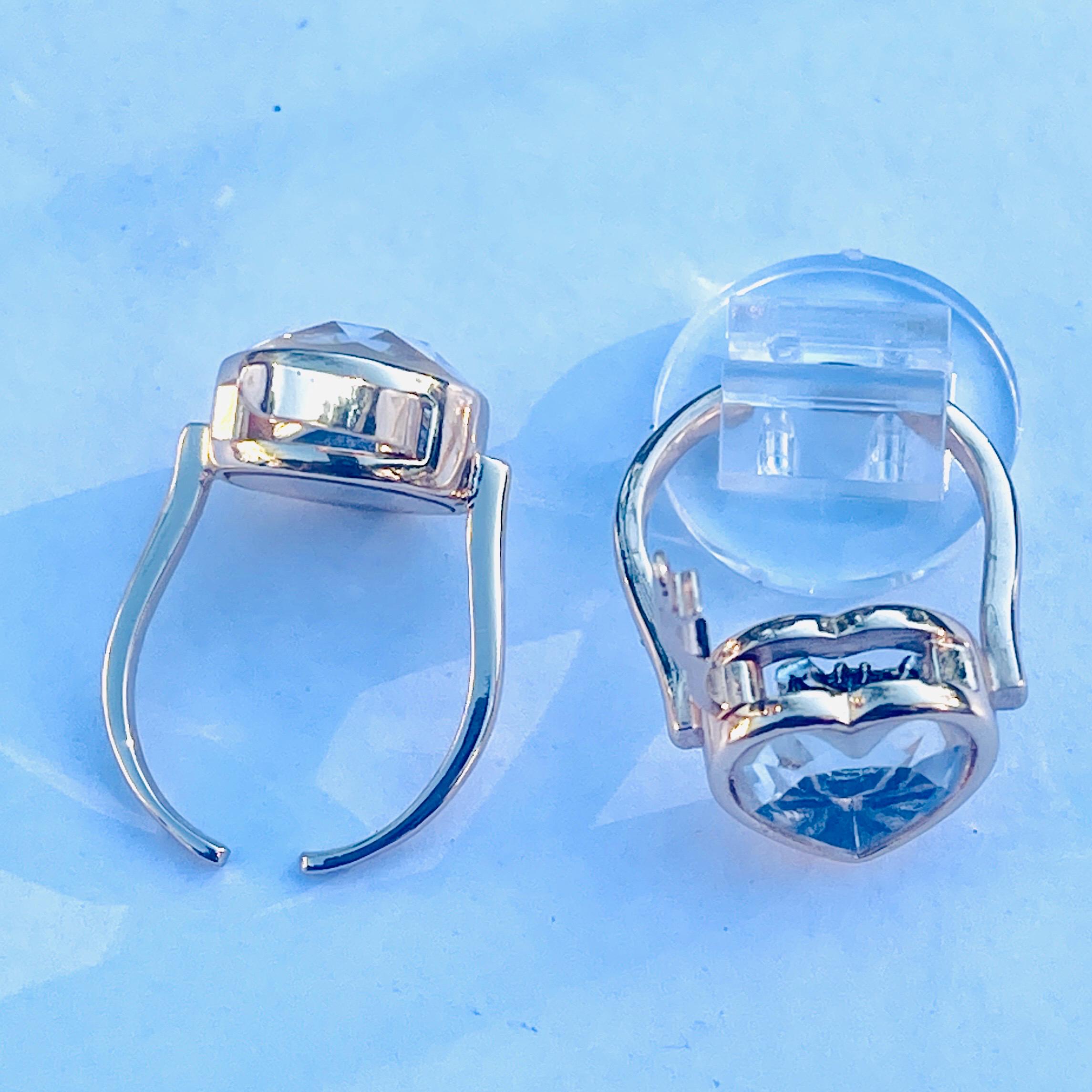 Memory Locket Ring: Stuart Crystal Style Faceted Glass - Image 6
