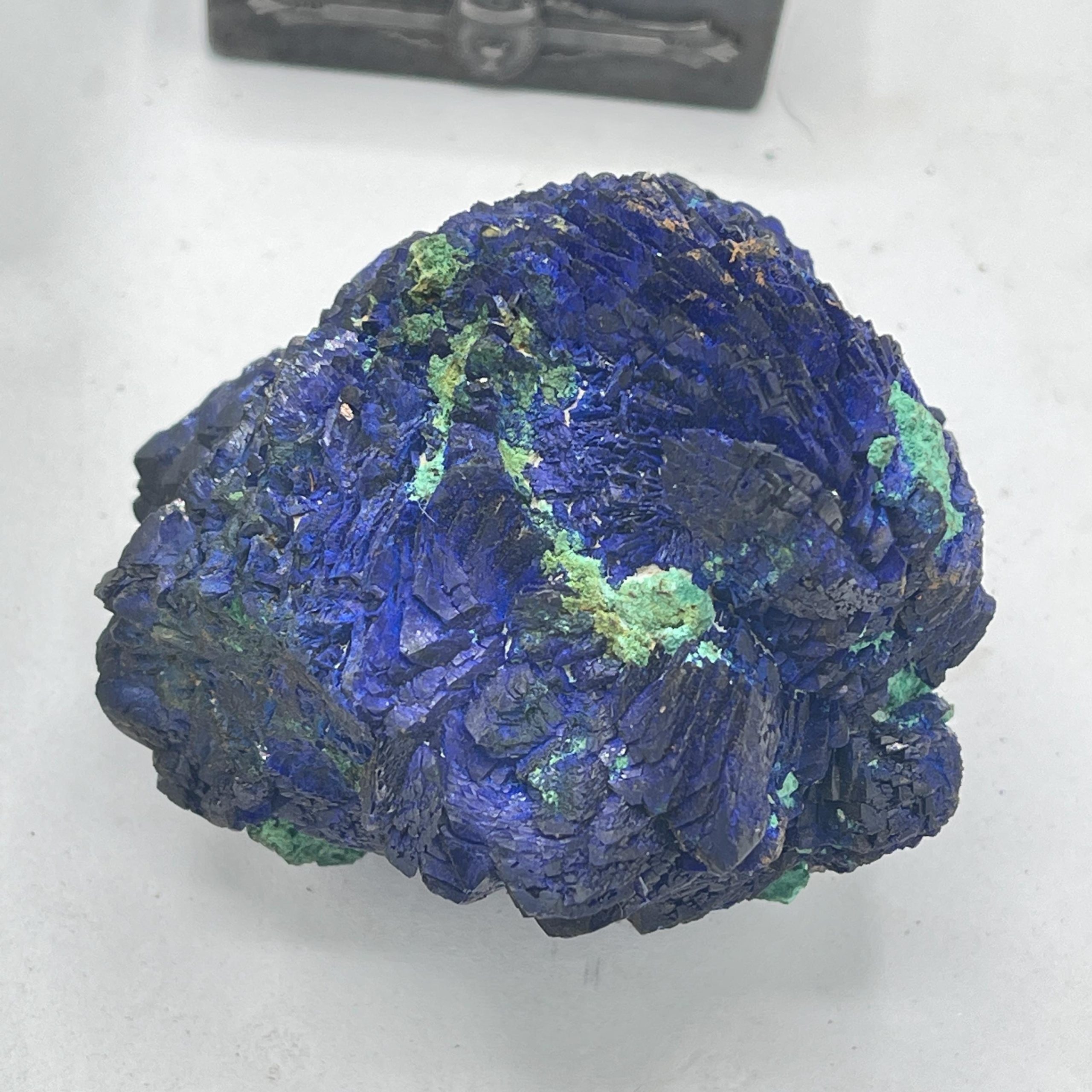 Vintage Azurite Malachite Crystal Rosette – Natural Gemstone Specimen - Image 7