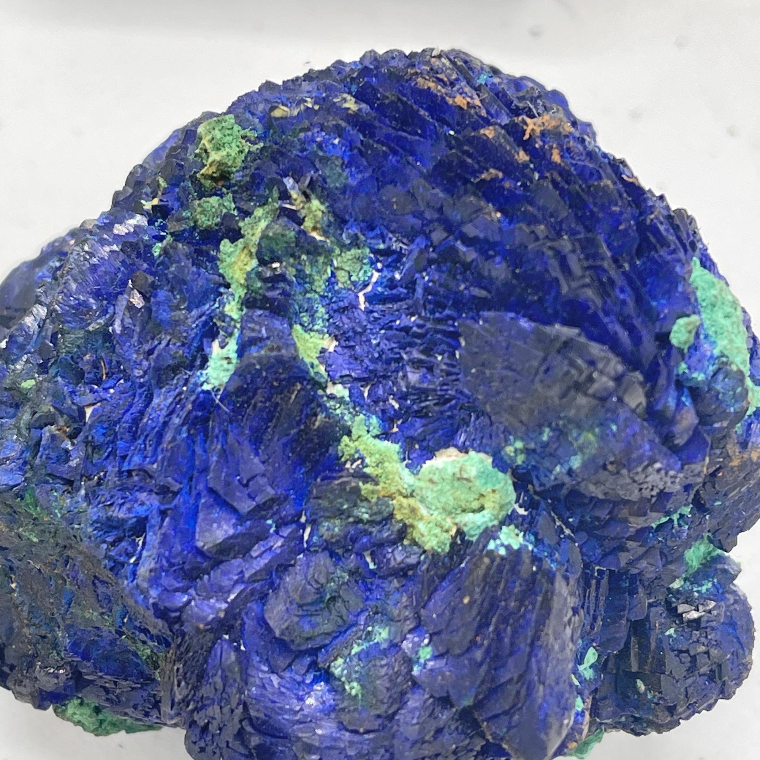 Vintage Azurite Malachite Crystal Rosette – Natural Gemstone Specimen - Image 10