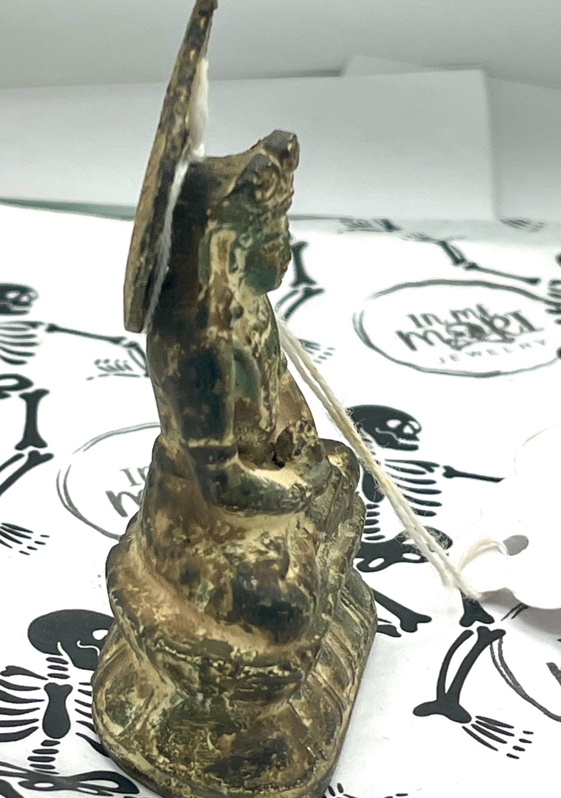 Antique rare bronze Amitayus real gold gilt Amitayus - Image 2