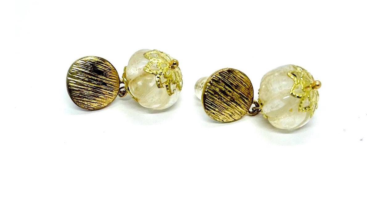 Citrine Quartz 18k Gold Drop Earrings, Bridal Wedding Jewelry - Image 7