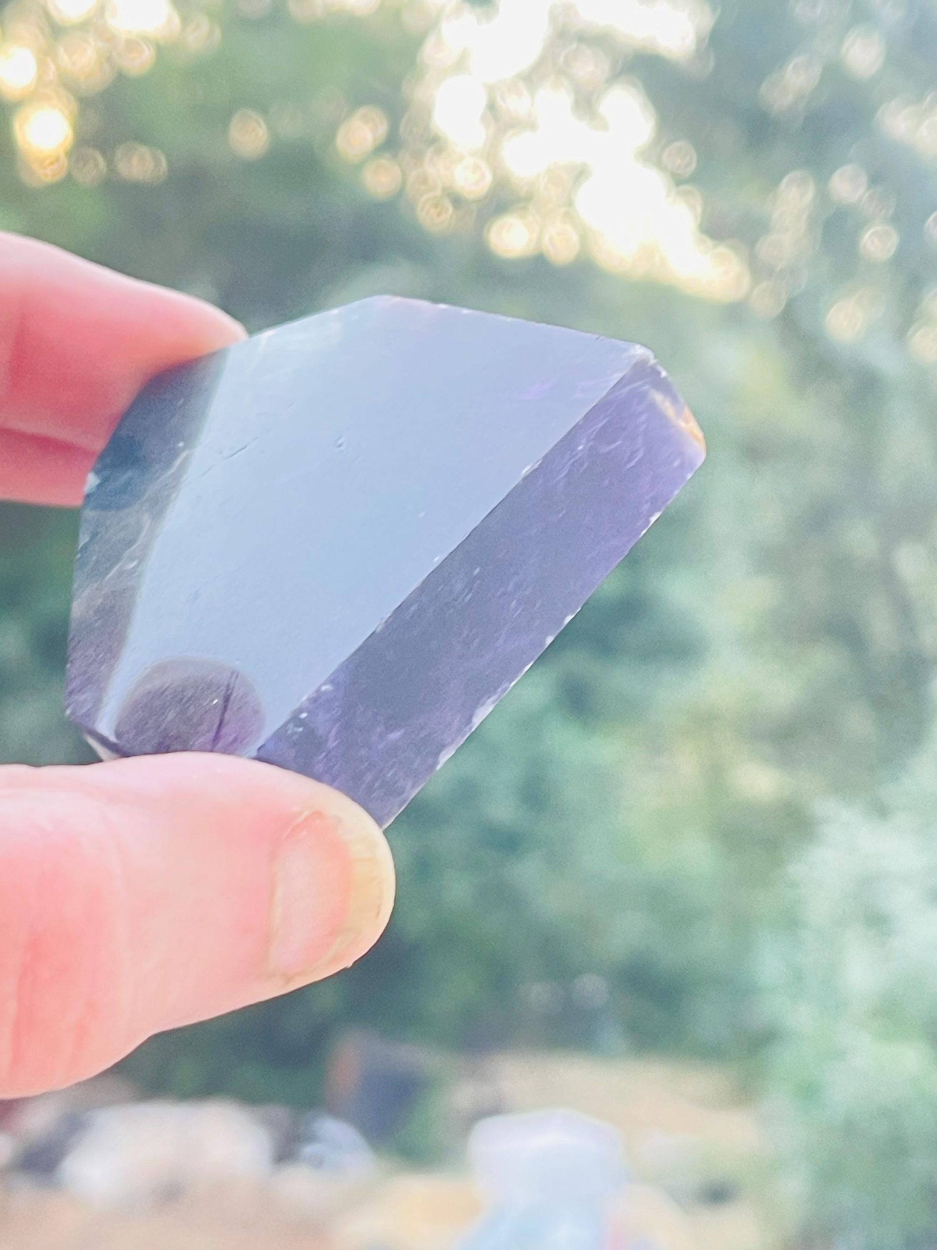 Amazing blue Flourite AAA gemstone cut quality - Natural Gemstone Specimen - Image 8