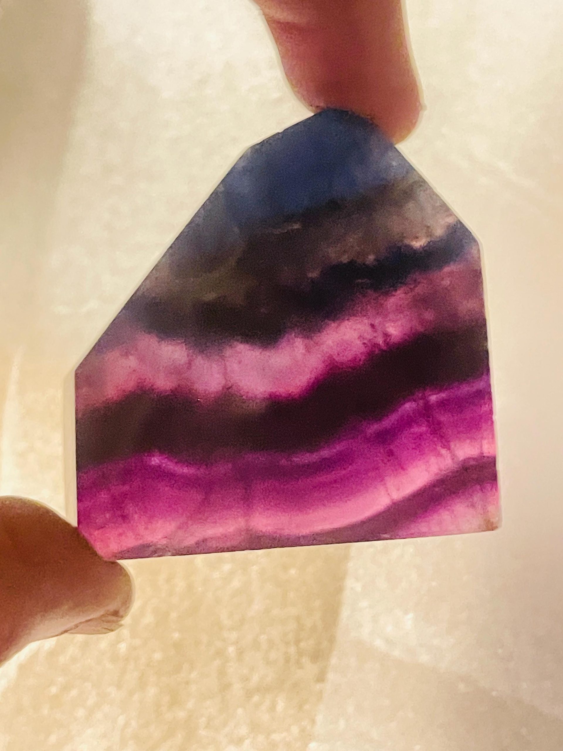 Amazing blue Flourite AAA gemstone cut quality - Natural Gemstone Specimen - Image 9