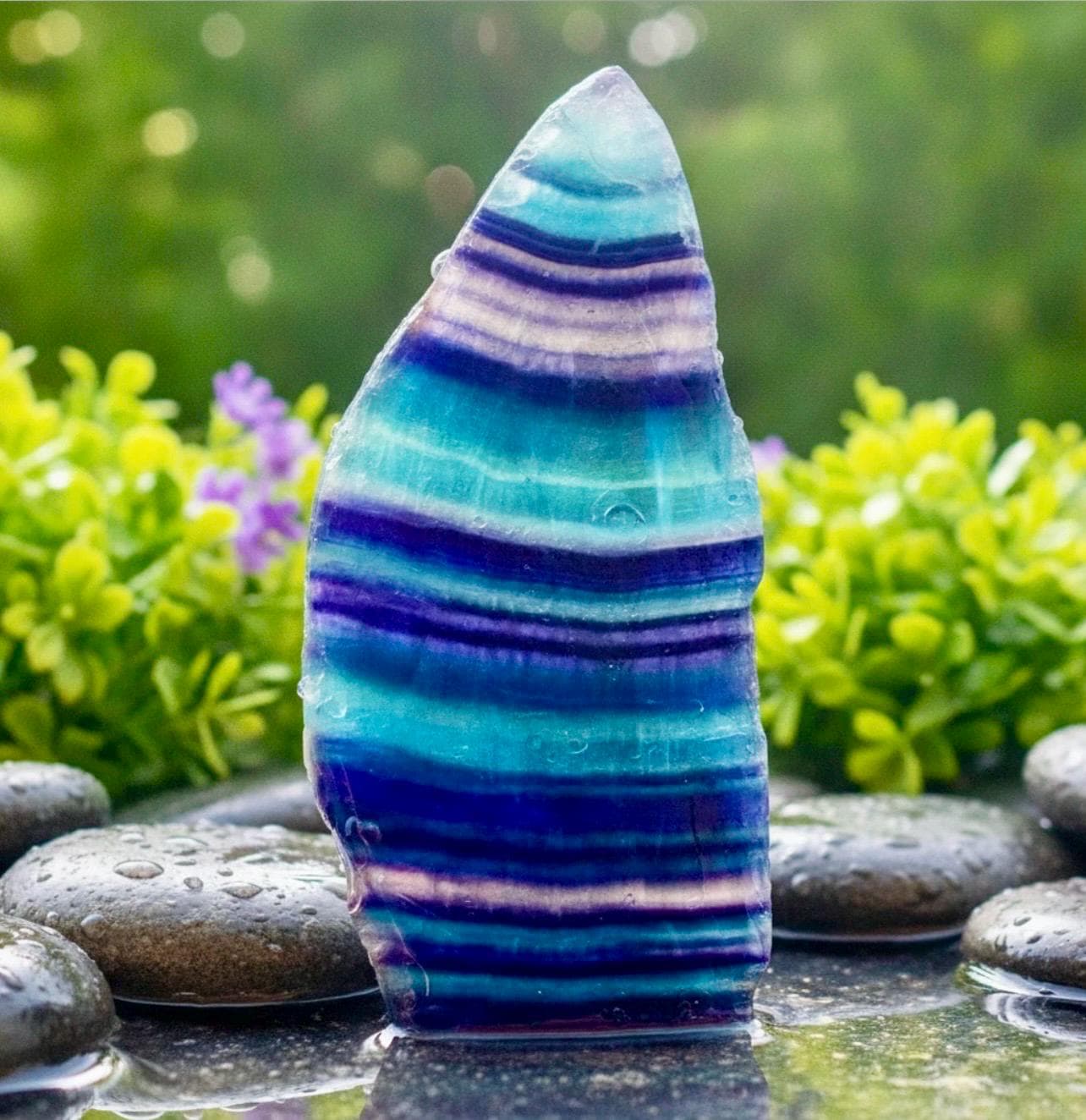 Natural Flourite AAA gemstone cut quality - Amazing Natural Gemstone Specimen
