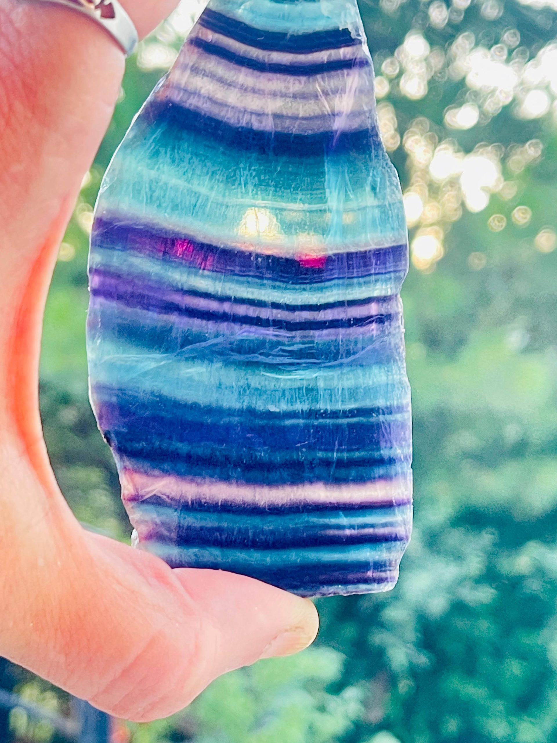 Natural Flourite AAA gemstone cut quality - Amazing Natural Gemstone Specimen - Image 5