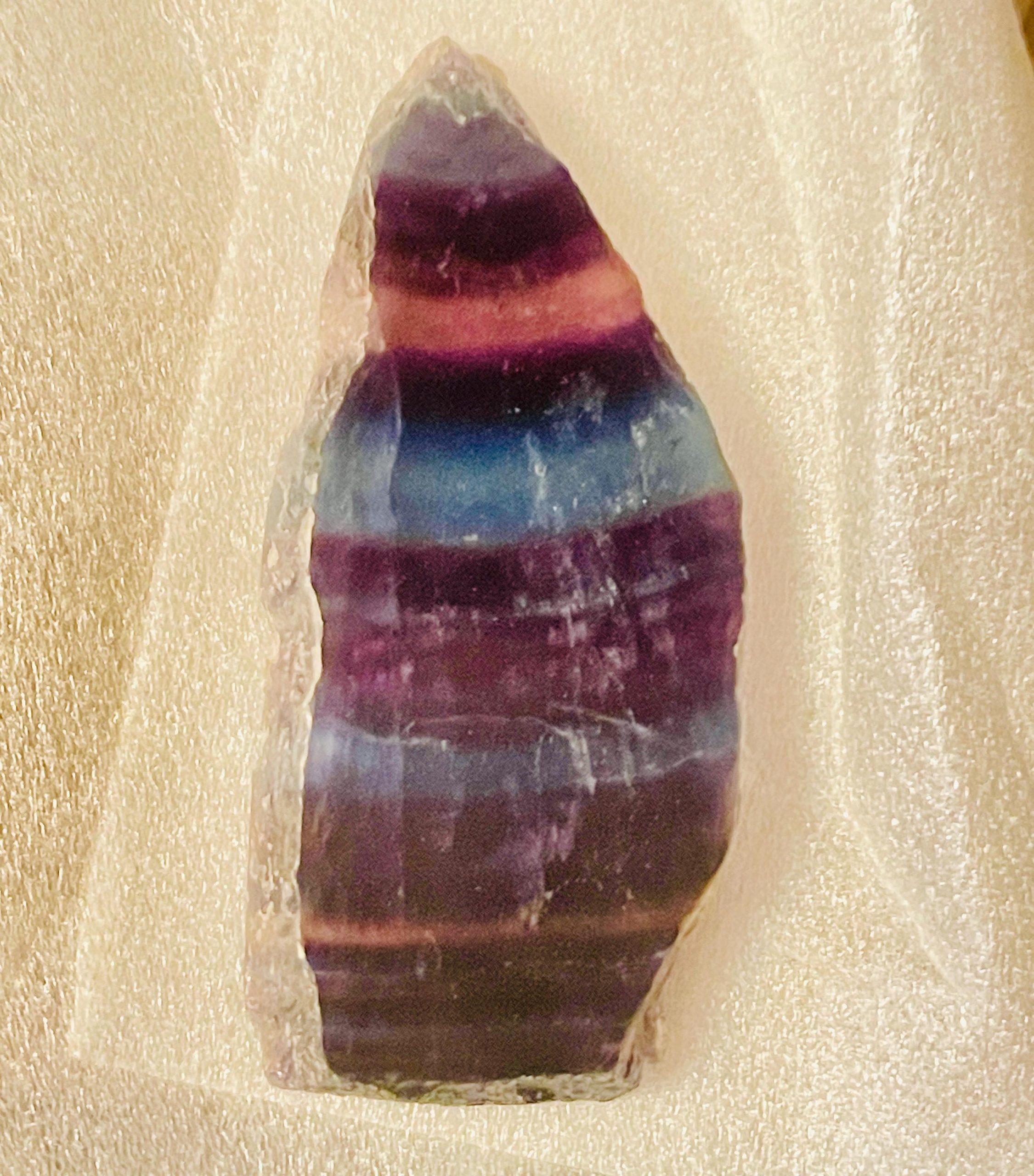 Natural Flourite AAA gemstone cut quality - Amazing Natural Gemstone Specimen - Image 9